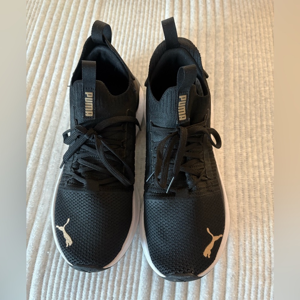Puma Black SoftRide Sneakers